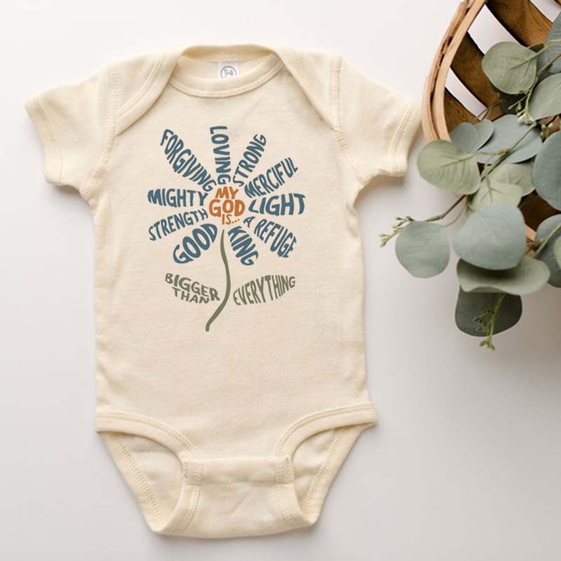 Baby Bodysuit - My God Is... Christian Kids Shirts & Bodysuit