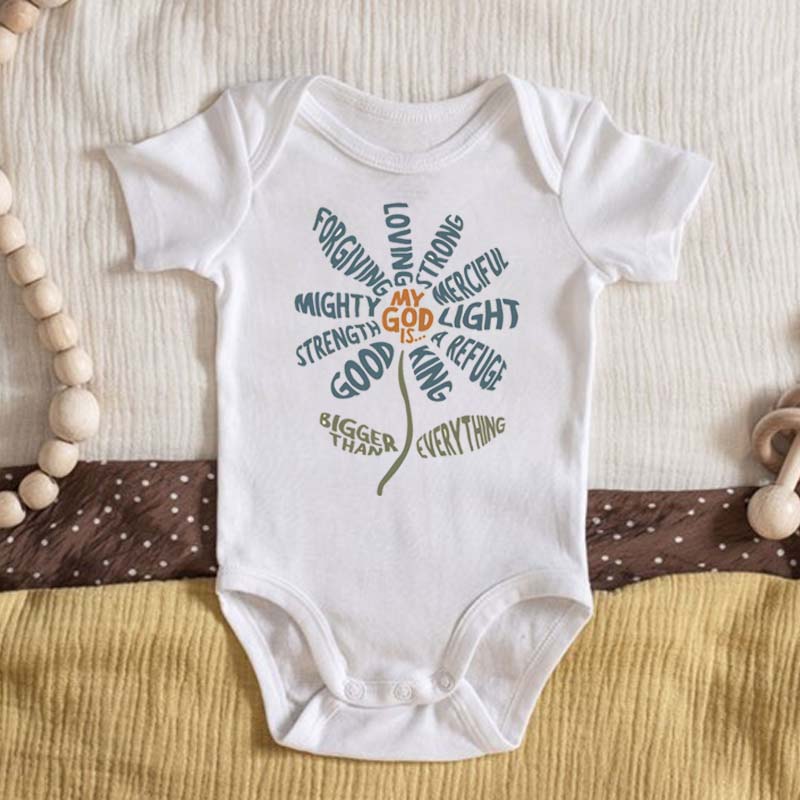 Baby Bodysuit - My God Is... Christian Kids Shirts & Bodysuit