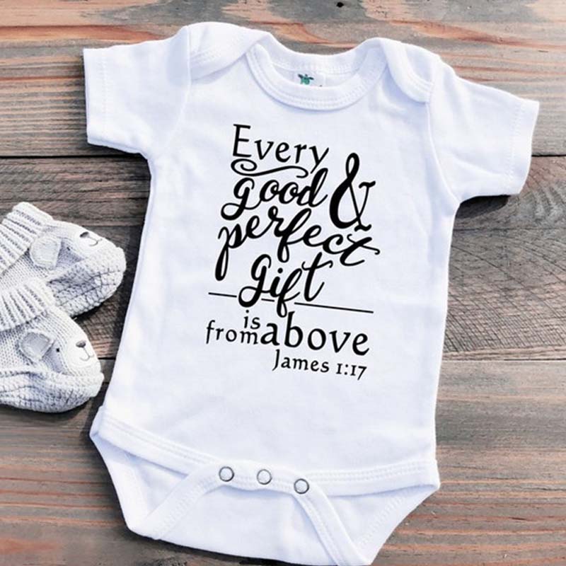 Bible Verse (James 1:17) Bodysuit or Toddler T-shirt Christian