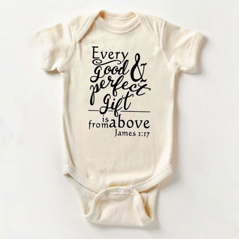 Bible Verse (James 1:17) Bodysuit or Toddler T-shirt Christian