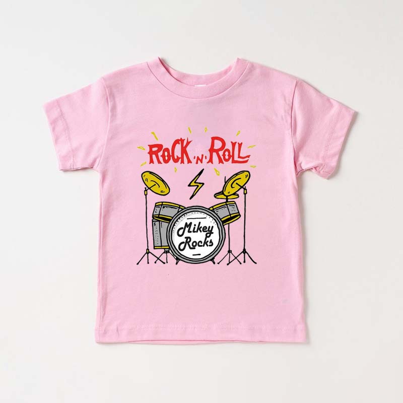 Rock 'n' Roll Future Music Rock Star Kids Shirt