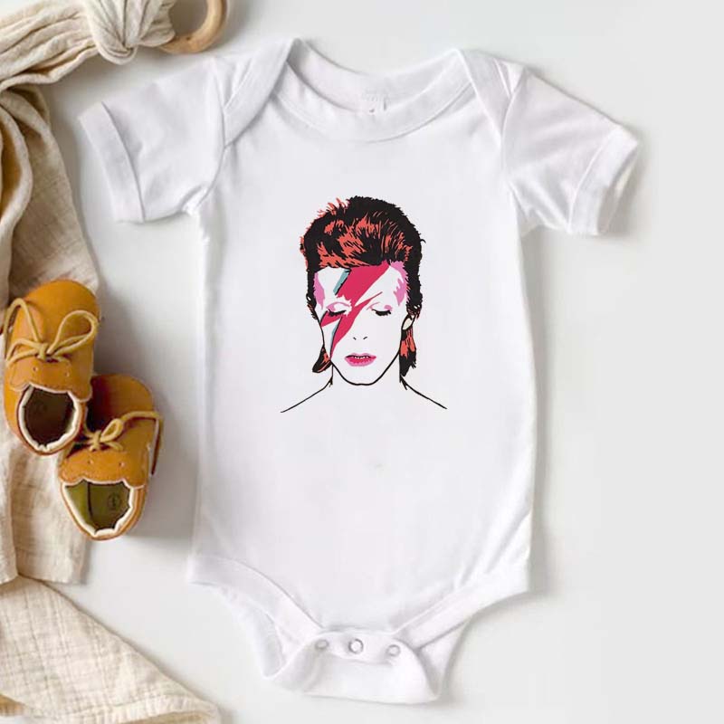 Graphic Art Rock Music With Queen Band Bodysuit For Baby