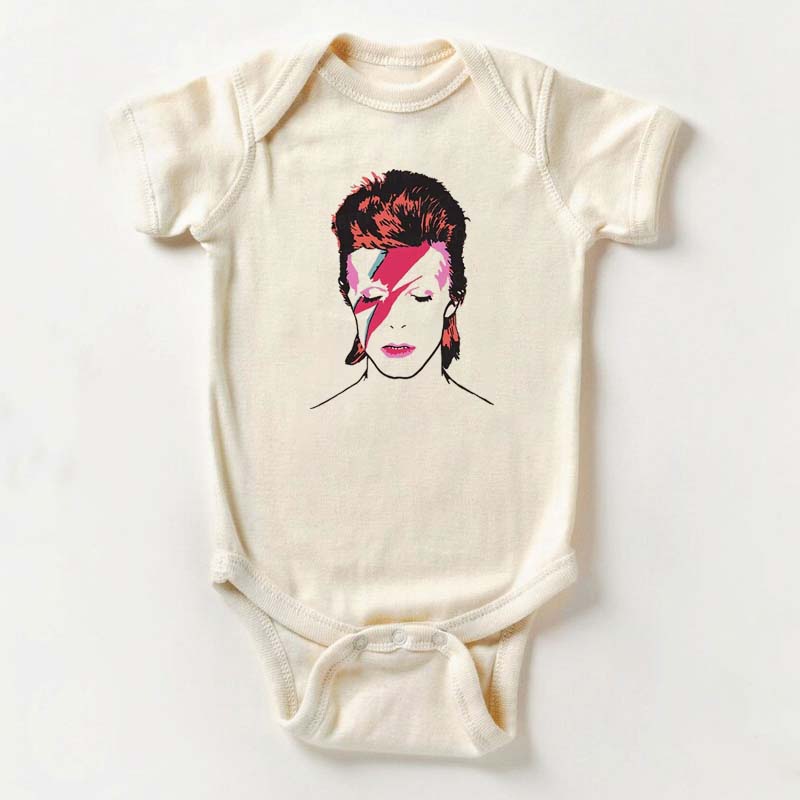 Graphic Art Rock Music With Queen Band Bodysuit For Baby