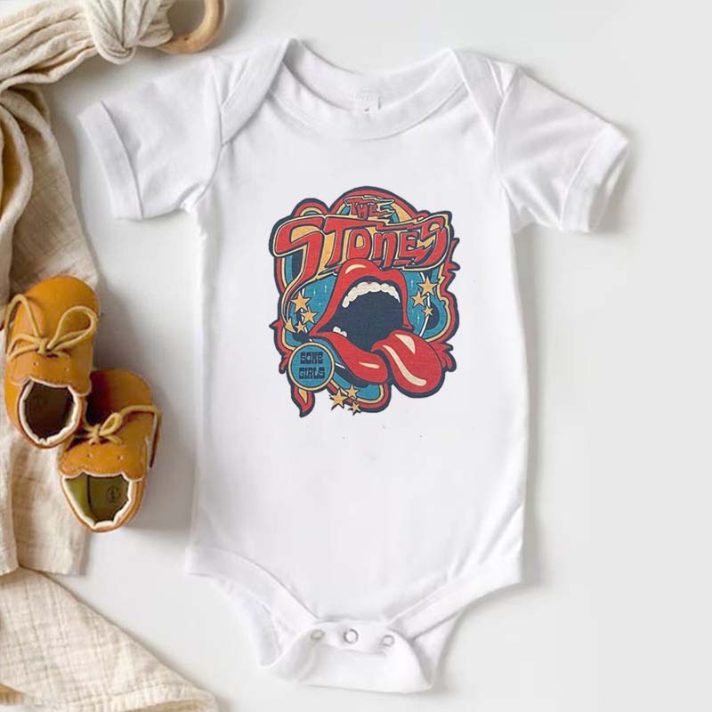 Rock n Roll Famous Band Bodysuit For Baby 