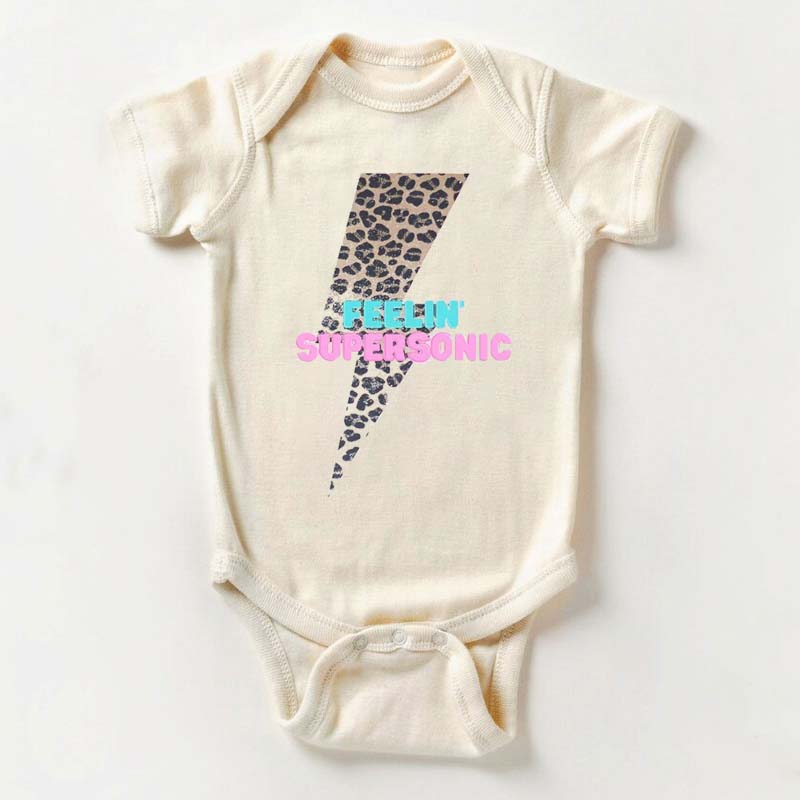 Rock Leopard Bodysuit For Baby