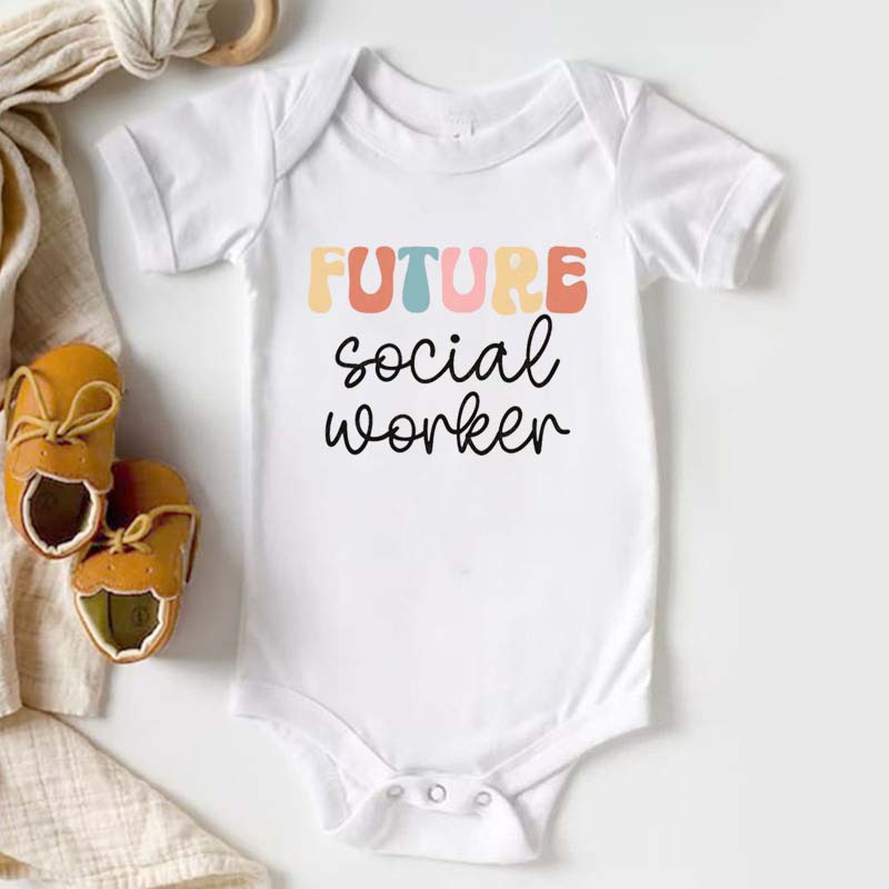 Profession Social Worker Bodysuit For Baby