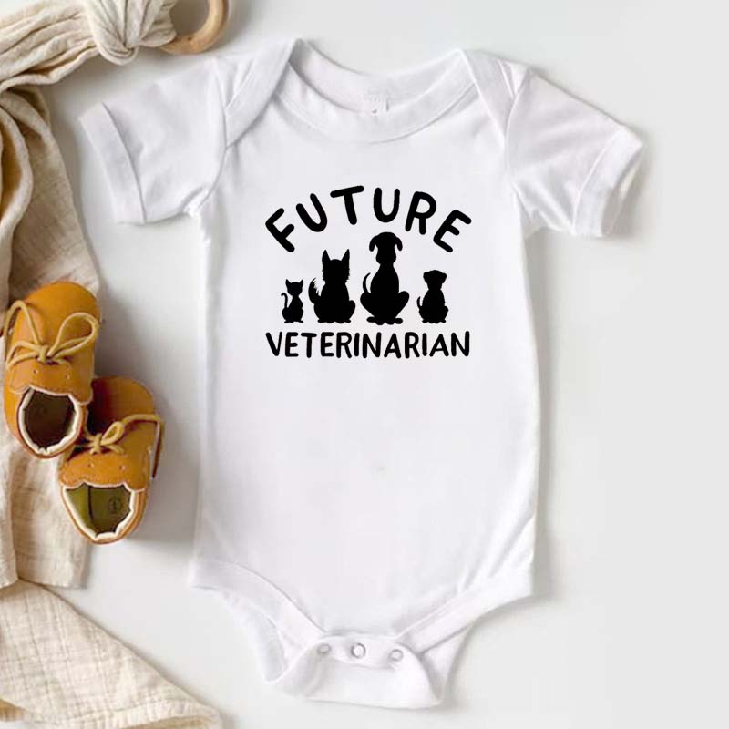 Future Veterinarian Dog Lover Bodysuit For Baby