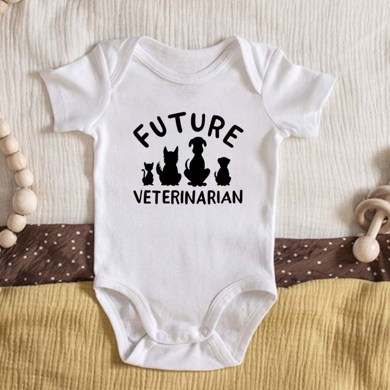 Future Veterinarian Dog Lover Bodysuit For Baby