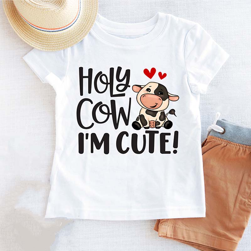 Holy Cow I'm Cute Farm Animal Baby Onesie