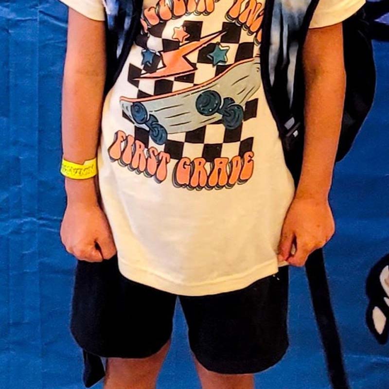 Rollin Into First Grade Shirt 1st Day Of School Toddler