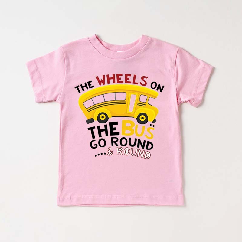 The WHEELS On The BUS Kids Shirt