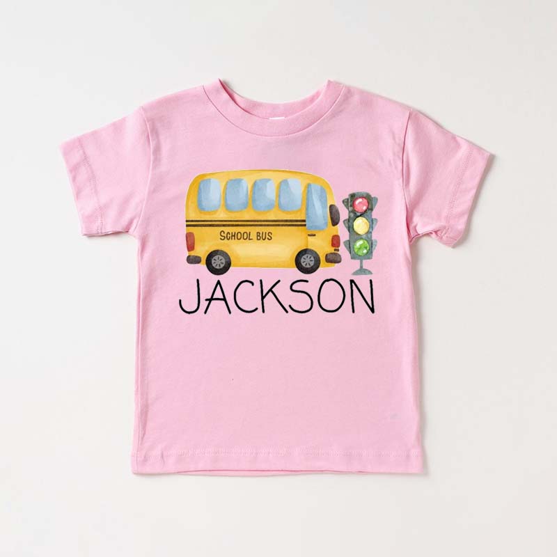 Personalized Bus Back To School Kids Shirts