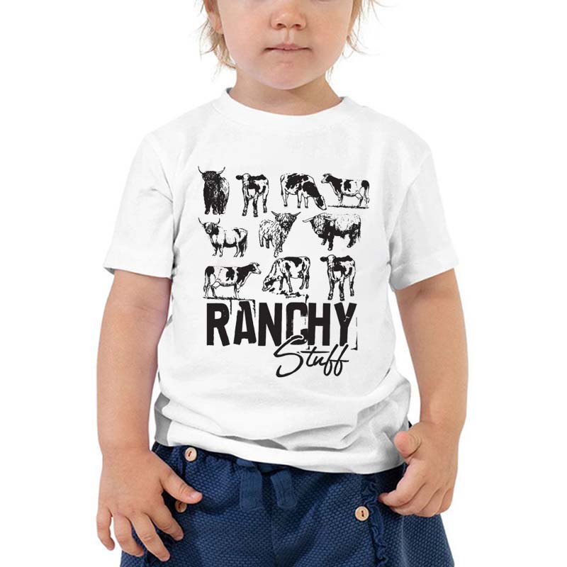 Ranchy Stuff Shirt Country Boy Onesie Cow Variety Shirt