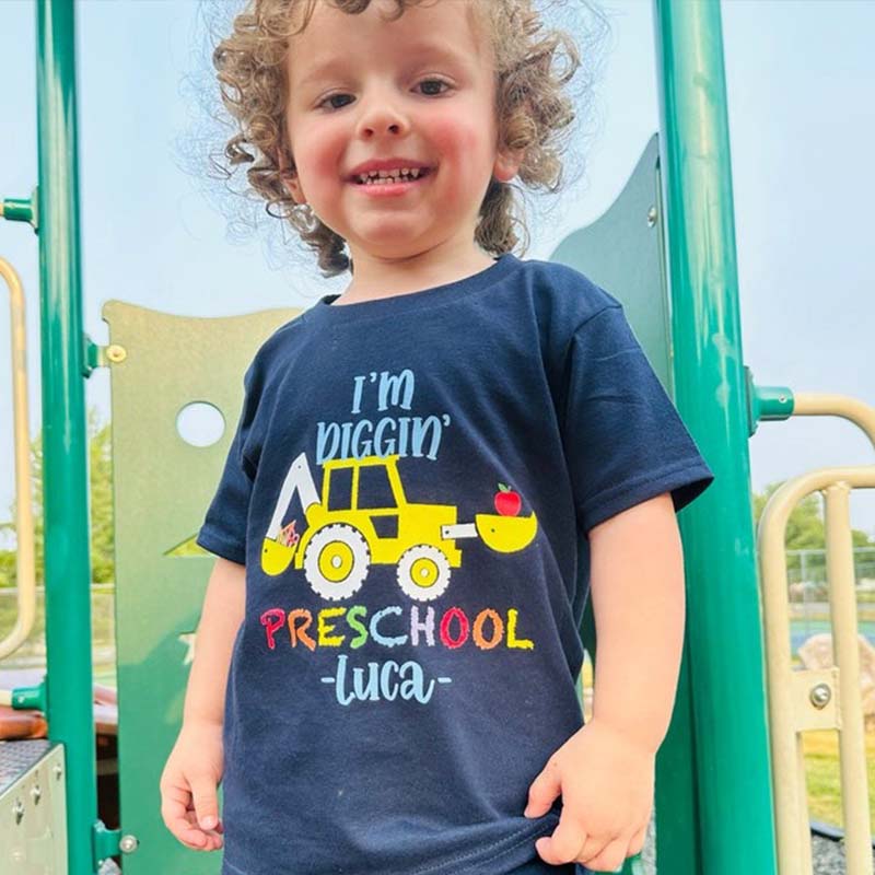 Custom Preschool Shirt I'm Diggin' Preschool Shirt