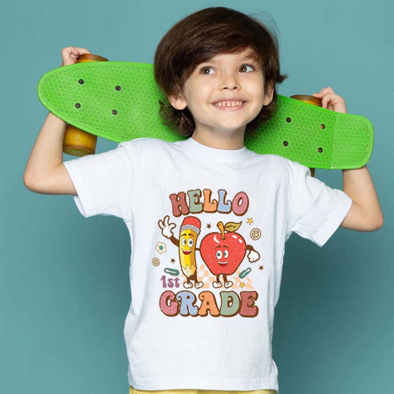 Back To School Shirt Personalized First Day Of School Kids Shirt