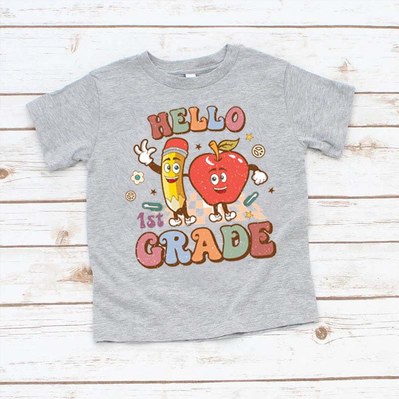 Back To School Shirt Personalized First Day Of School Kids Shirt