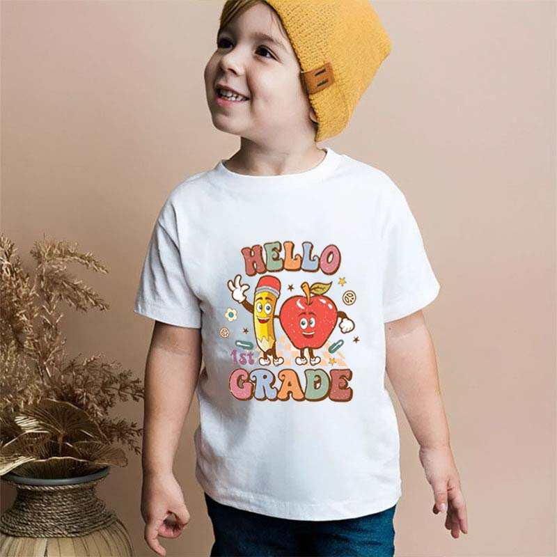 Back To School Shirt Personalized First Day Of School Kids Shirt