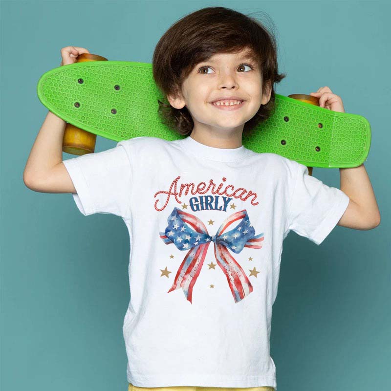 [Youth Shirt / 2-14 Years]Fourth of July Baby Outfit Independence Day Shirt