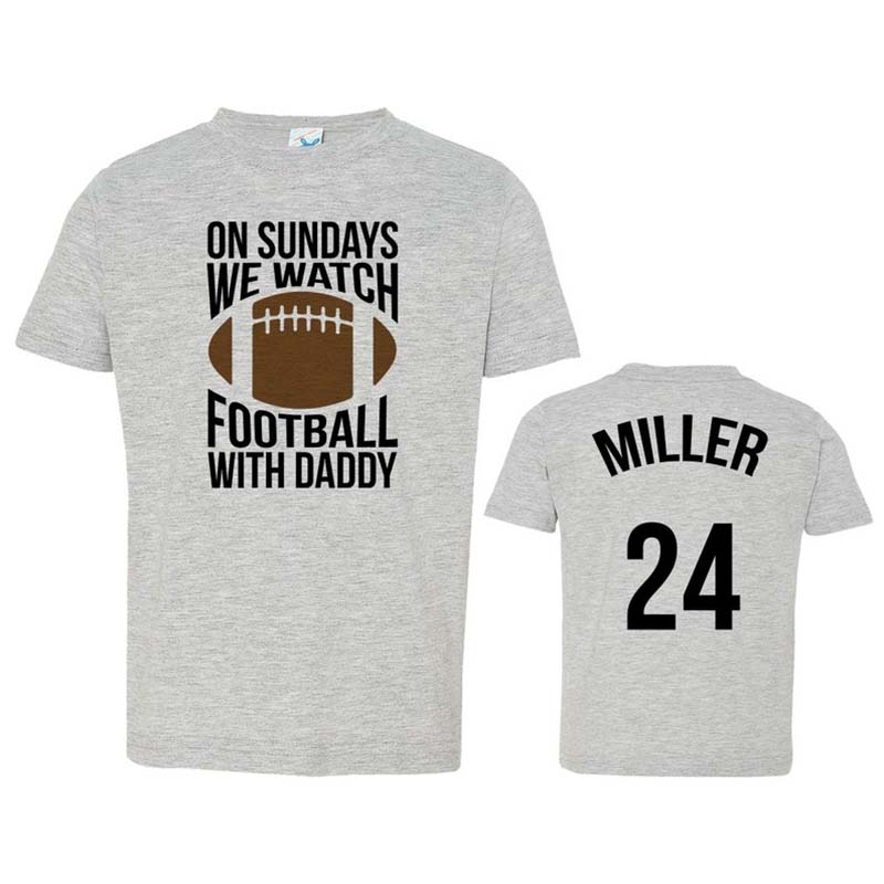 Funny Custom Shirt On SUNDAYS FOOTBALL With DADDY