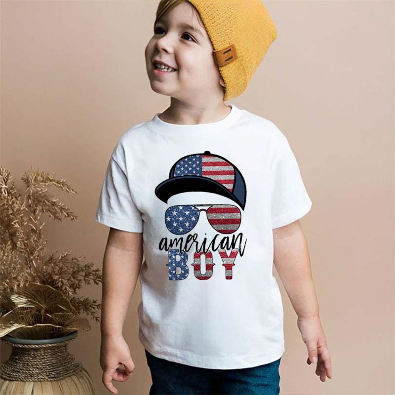 [Youth Shirt / 2-14 Years]Digital Download July 4th  USA Memorial Day Daddy and Me