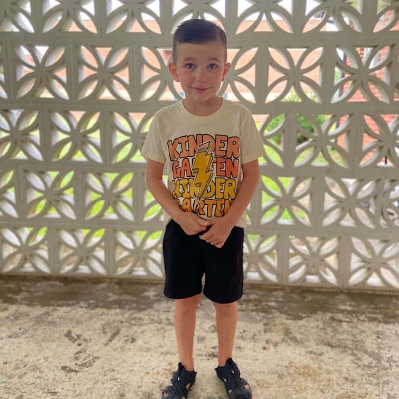 Kindergarten T-shirt, 1-5 Grade Back To School T-shirt