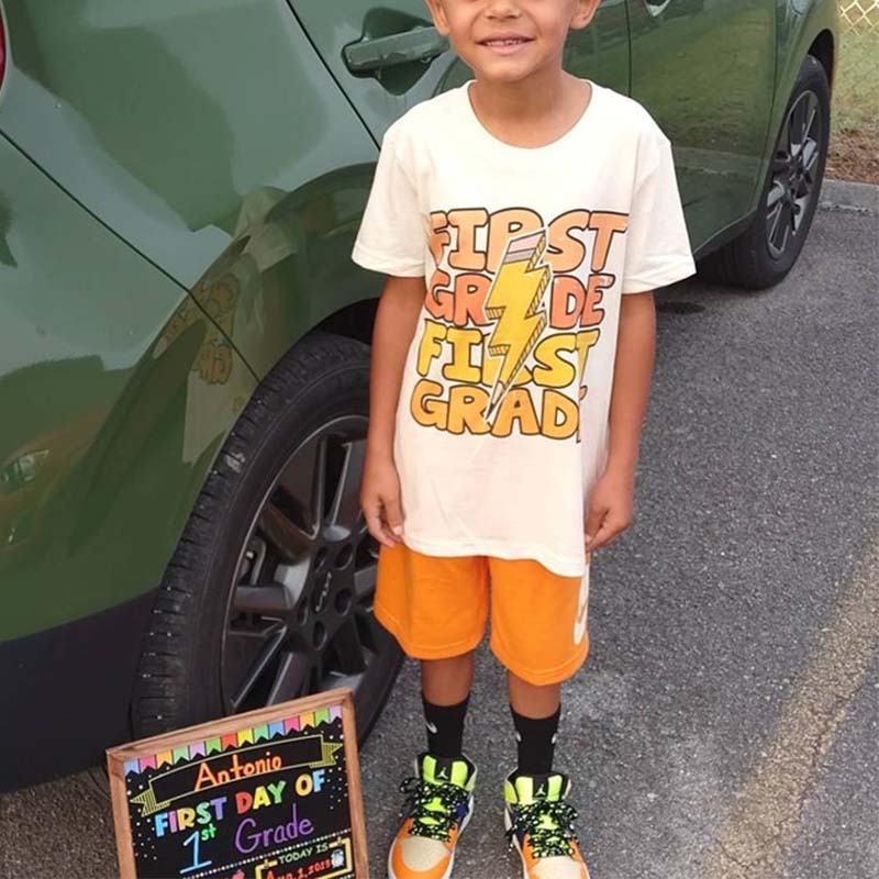 First Grade T-shirt, 1-5 Grade Back To School T-shirt