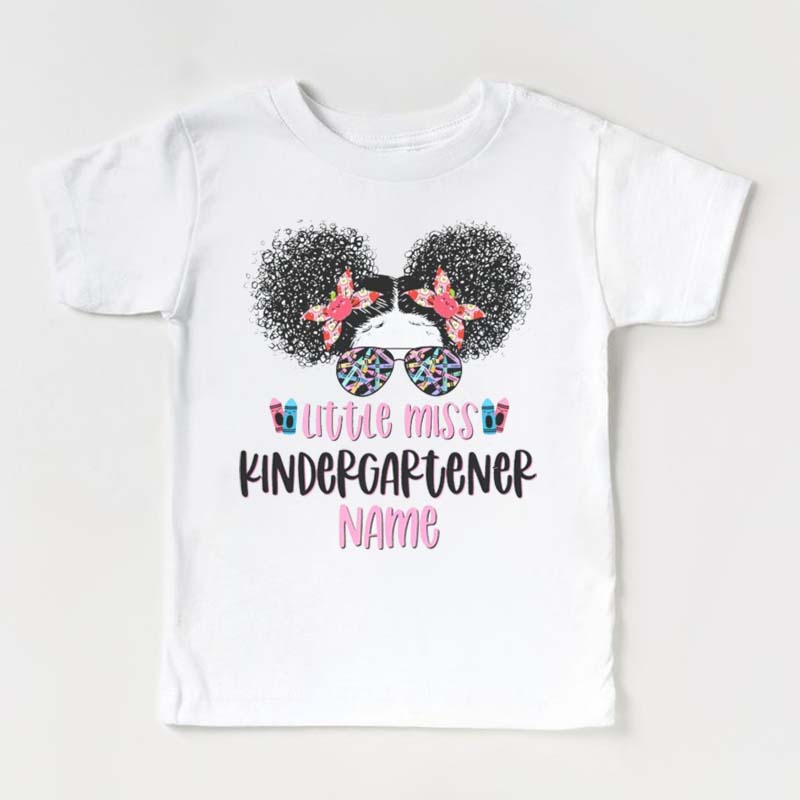 Little miss kindergartener shirt First day