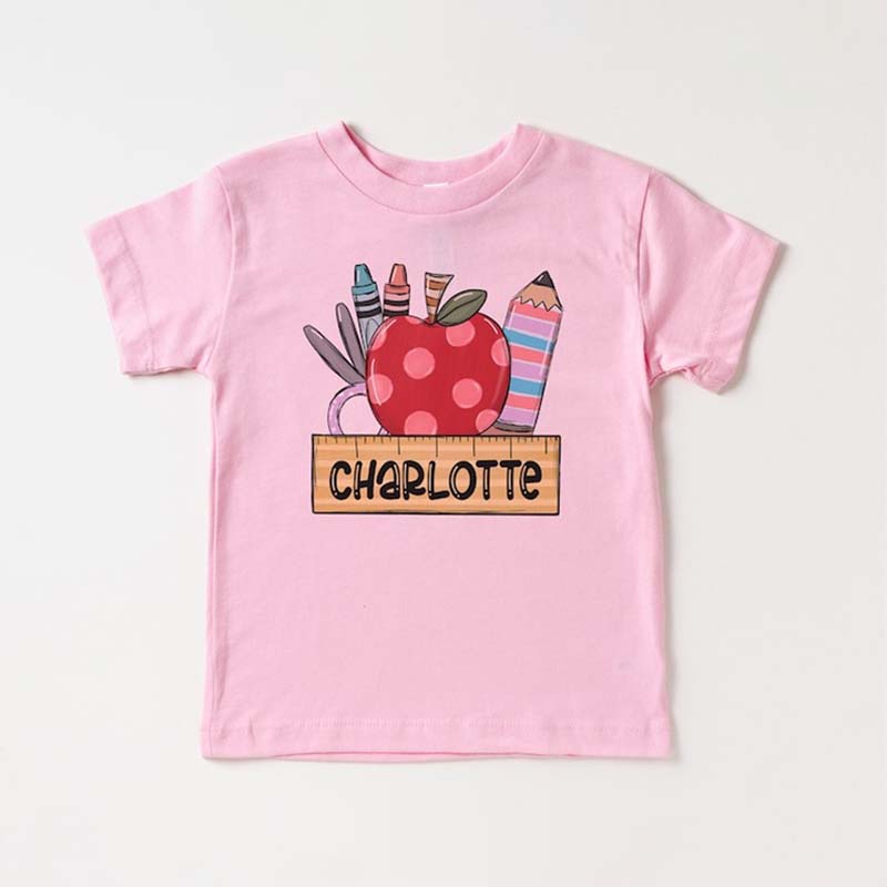 Personalized Shirt First day of School Shirt with Name