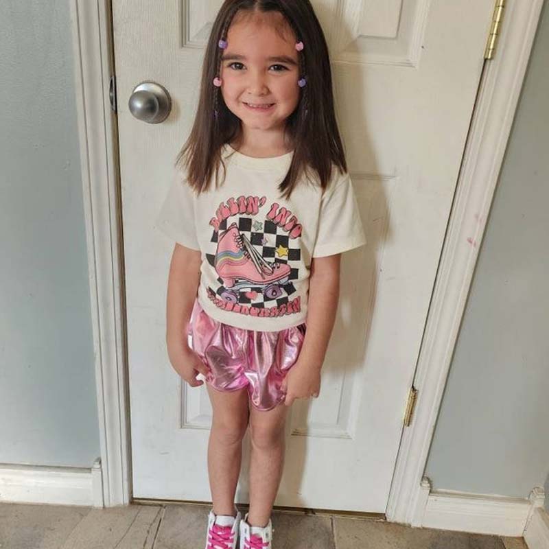 Rolling Into Kindergarten Skating Toddler Tee