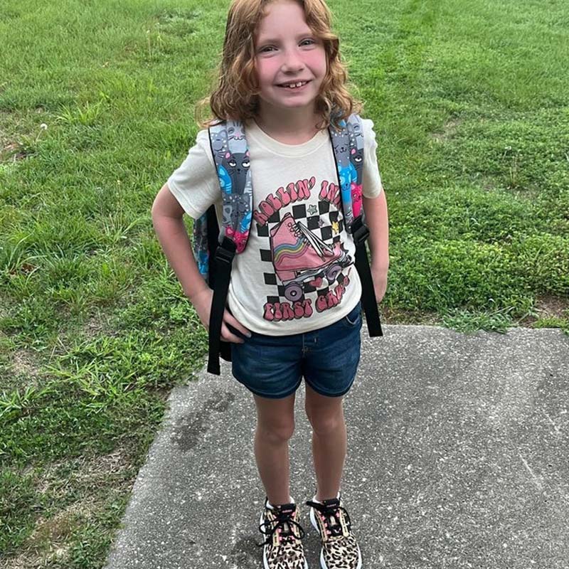 Rolling Into First Grade Skating Toddler