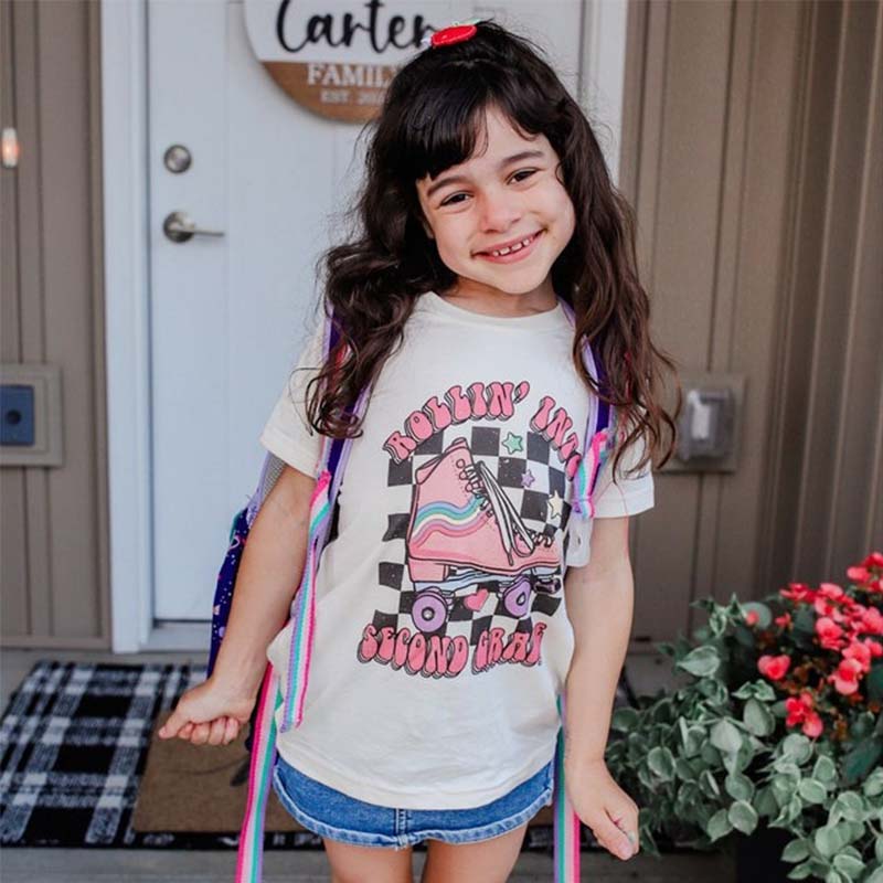 Rolling Into Second Grade Skating Toddler