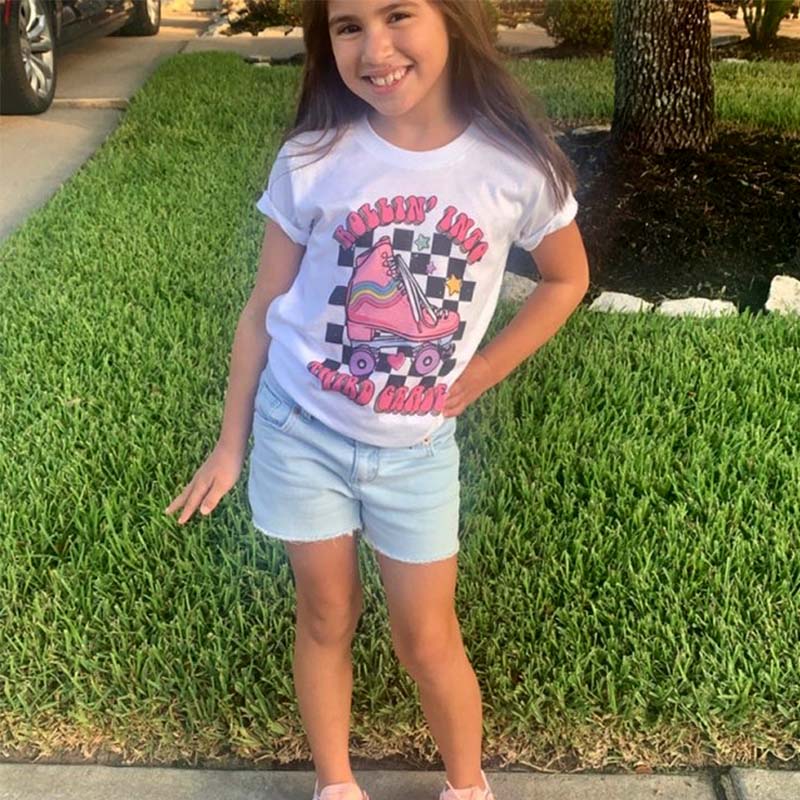 Rolling Into Third Grade Skating Toddler