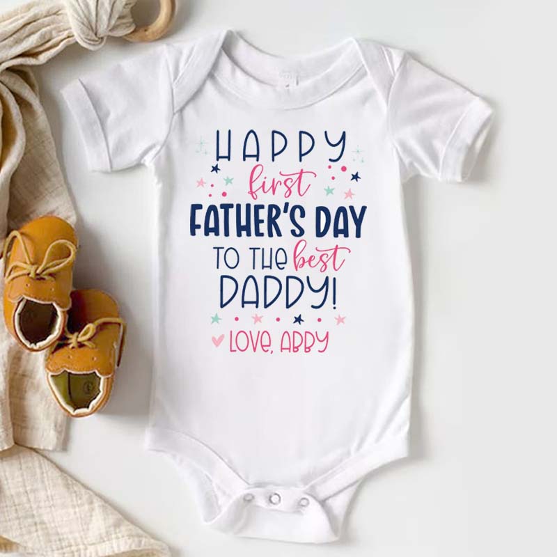 1st Father's Day Baby Clothes Baby Girl Father's Day Baby Boy