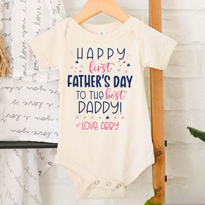 1st Father's Day Baby Clothes Baby Girl Father's Day Baby Boy