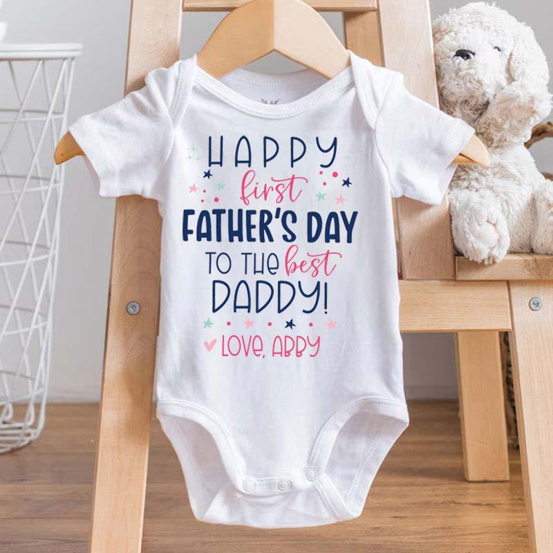 1st Father's Day Baby Clothes Baby Girl Father's Day Baby Boy