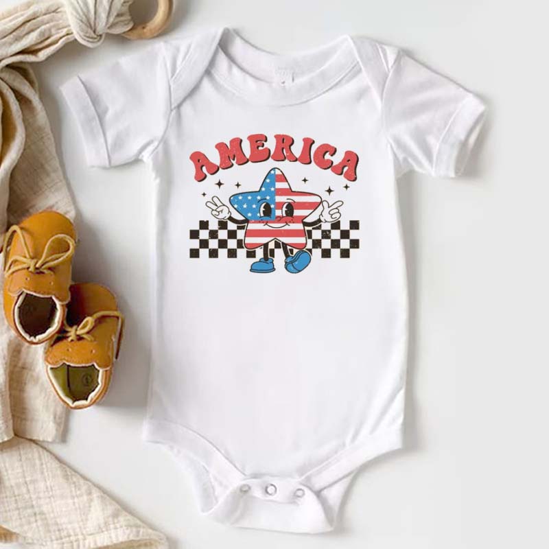 Fourth of July Baby Outfit 4th of July Shirt Baby Bodysuit