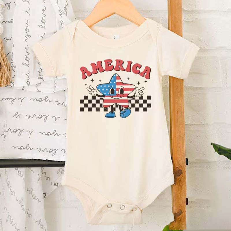 Fourth of July Baby Outfit 4th of July Shirt Baby Bodysuit
