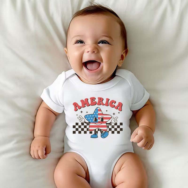 Fourth of July Baby Outfit 4th of July Shirt Baby Bodysuit