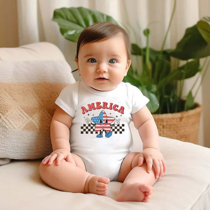 Fourth of July Baby Outfit 4th of July Shirt Baby Bodysuit