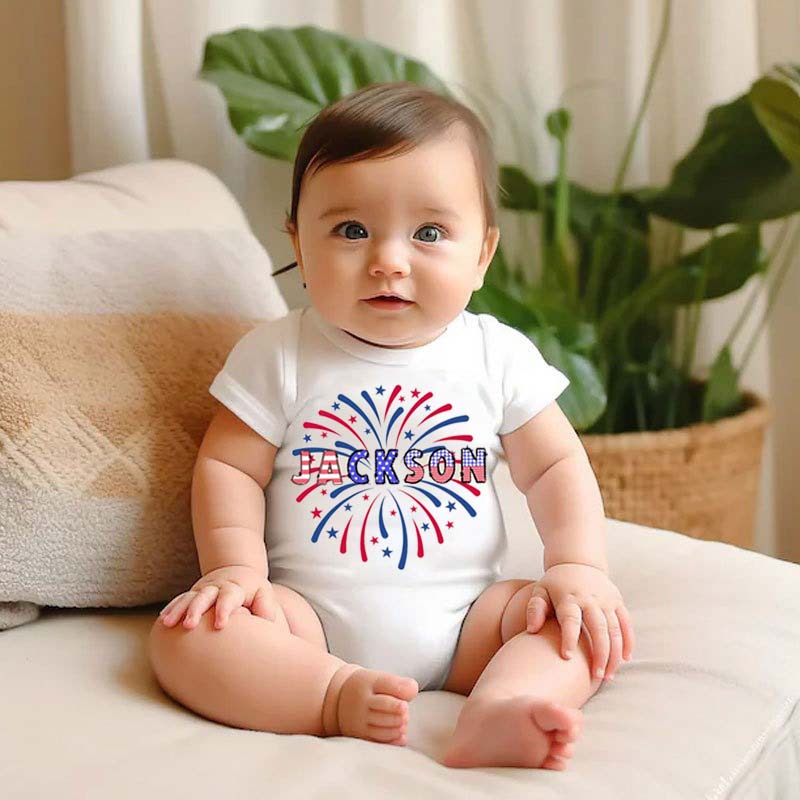 Custom 4th of July Kids T Shirt Personalized Patriotic Gift Tshirt
