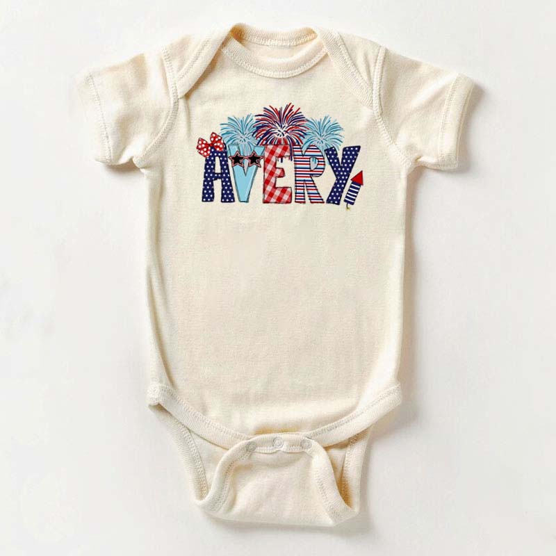 Personalized Fourth of July Kids Shirt Patriotic Toddler Shirt