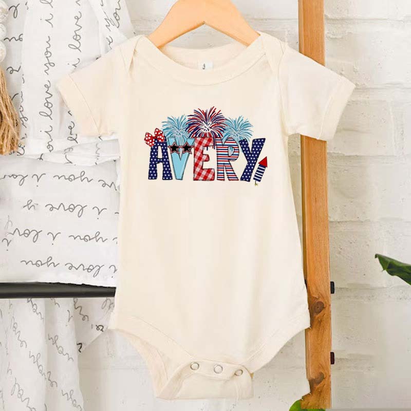 Personalized Fourth of July Kids Shirt Patriotic Toddler Shirt