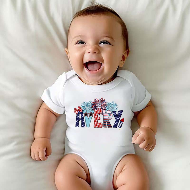 Personalized Fourth of July Kids Shirt Patriotic Toddler Shirt