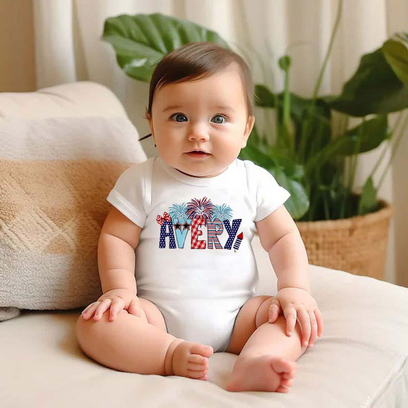Personalized Fourth of July Kids Shirt Patriotic Toddler Shirt