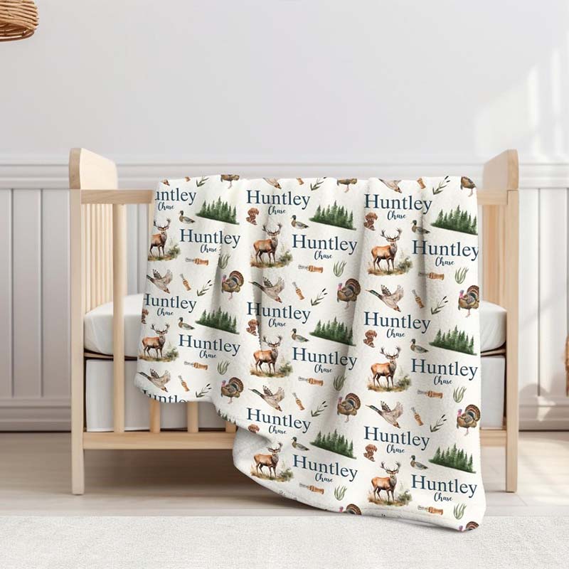 Hunting Swaddle Set Buck and Duck Swaddle Baby Blanket