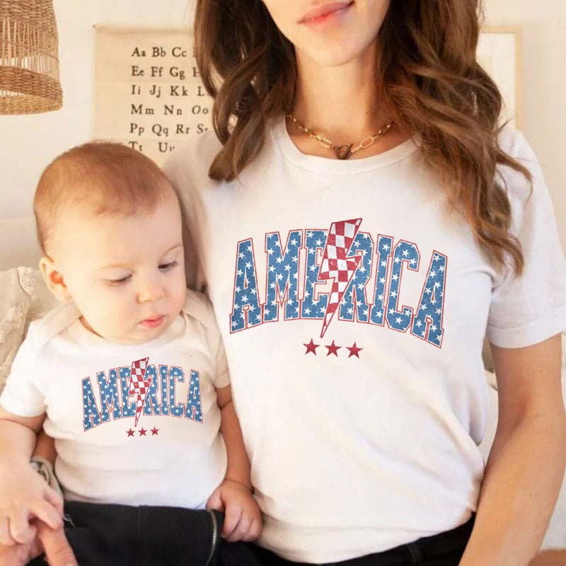 [Adult Tee]American 4th of July Shirt Independence Day Shirt