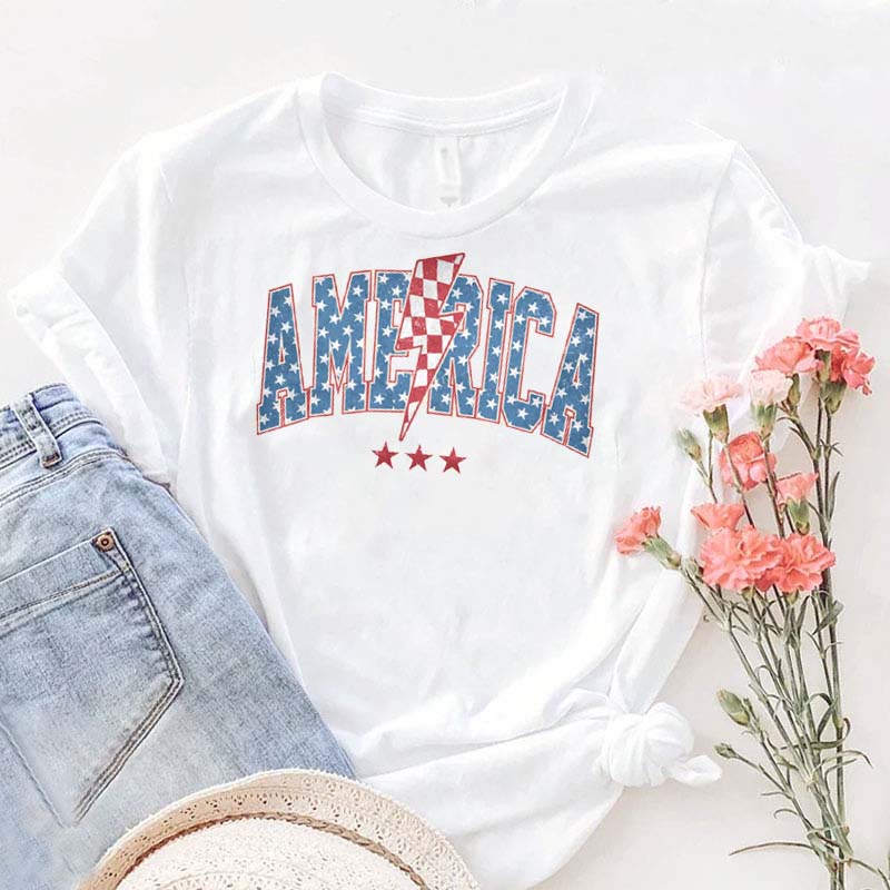 [Adult Tee]American 4th of July Shirt Independence Day Shirt