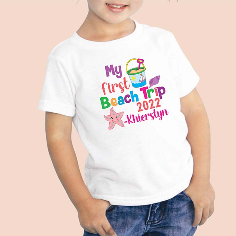 My First Beach Trip Baby Onesie Baby Girl Onesie Baby Girl