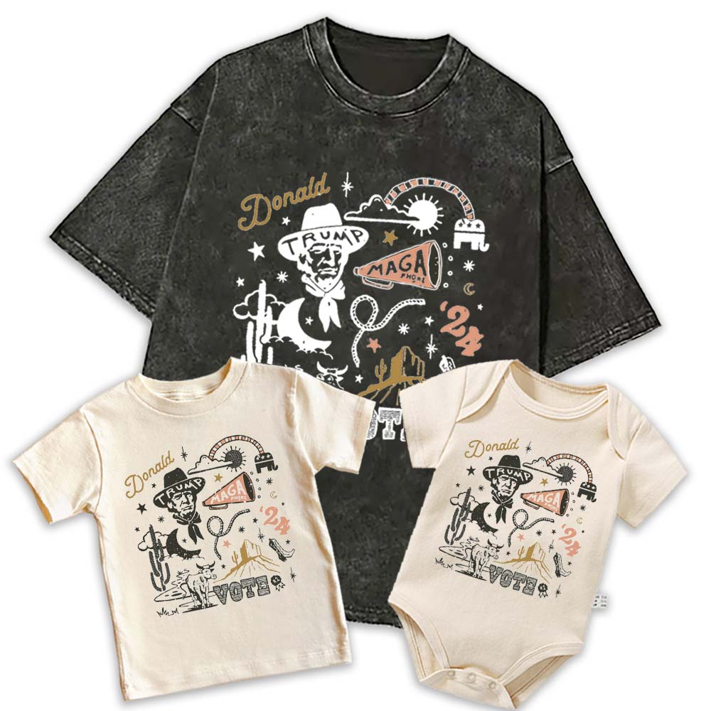 [Adults Tee]Cowboy Lets Go 2024 Comfort Colors Shirt
