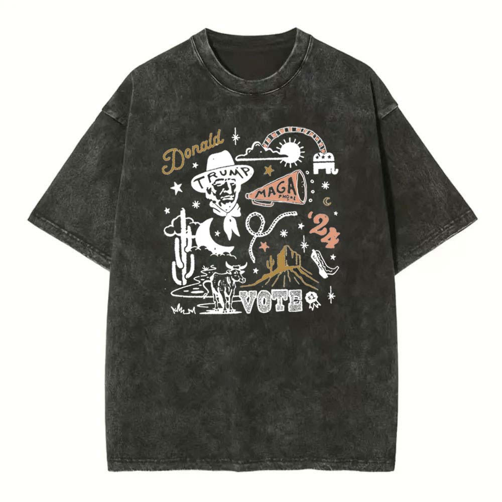 [Adults Tee]Cowboy Lets Go 2024 Comfort Colors Shirt
